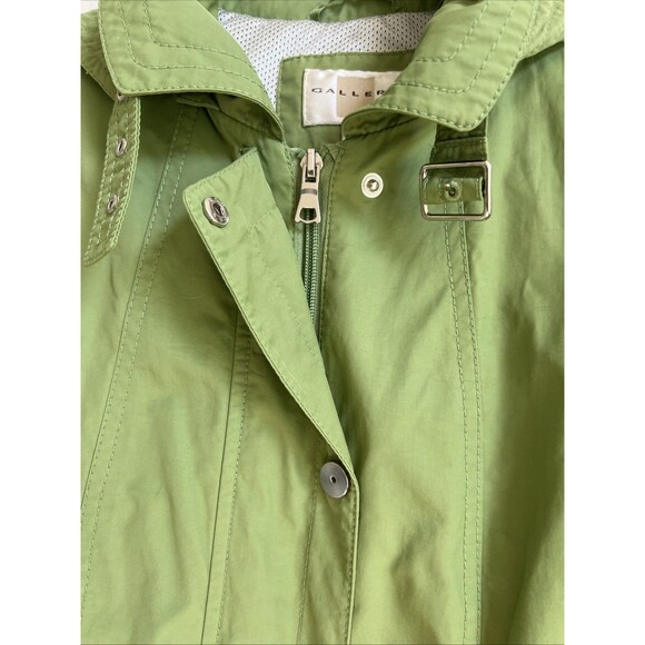 Vintage Gallery Women’s Green Belted Hooded Jacket - Small - Picture 8 of 14